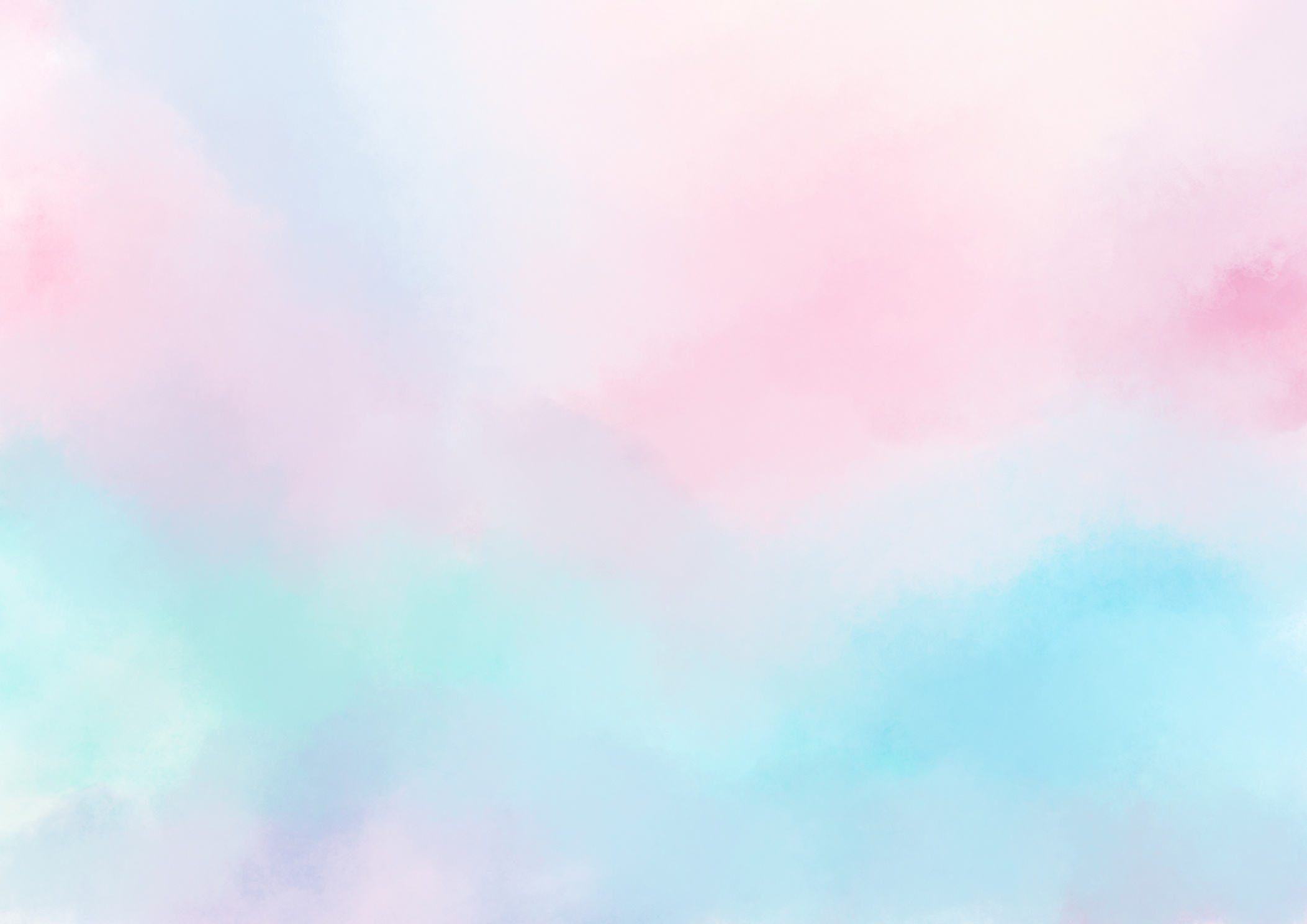 Dreamy Pastel Pink and Blue Clouds Background